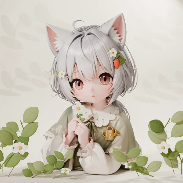 狐音的花园肖像